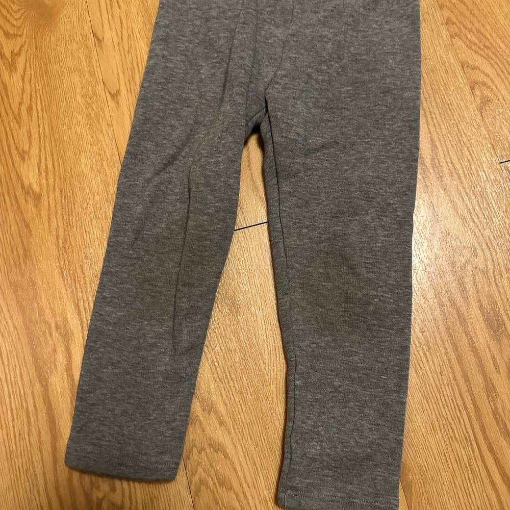 Gray Kids Leggings fleece lined Gap size 3t